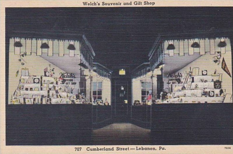 Pennsylvania Lebanon Welch's Souvenir &  Gift Shop