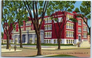 M-39842 High School of Practical Arts Building Manchester New Hampshire