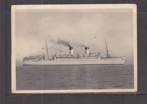  MN DUILO  ITALIAN LINE, ITALY, c1935 ppc., unused.