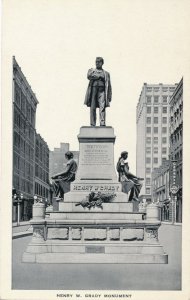 Atlanta GA, Georgia - Henry W. Grady Monument - WB