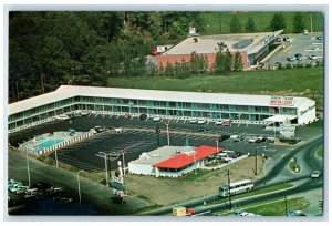 c1960 Aerial Towne House Motor Lodge Ultimate Northampton Massachusetts Postcard 