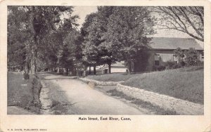 Postcard Main Street in East River, Connecticut~130369