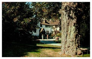 Postcard HOUSE SCENE Lee Massachusetts MA AS4842