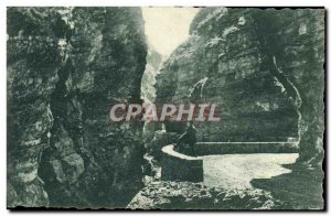 Old Postcard Route superior Gorges Alps Cians