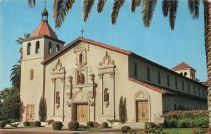 Postcard Mission Santa Clara de Asis California
