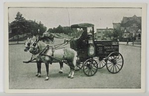 BROMO SELTZER Horse Drawn Wagon Emerson Drug Advert Baltimore MD Postcard R17