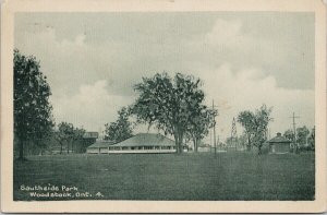 Woodstock Ontario Southside Park c1939 Hay Stationery Postcard G96