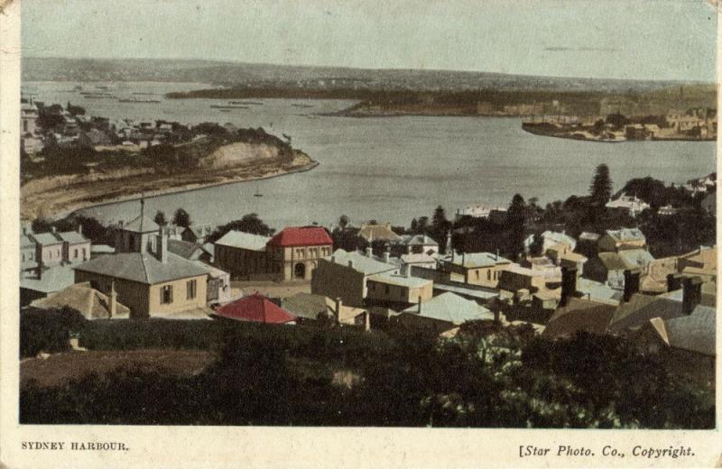 australia SYDNEY Harbour Scene 1911 Postcard