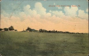 Kane PA Golf Course Country Club c1910 Postcard