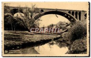 Old Postcard Luxembourg Adolphe Bridge