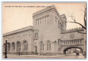 c1910 Gallery of Fine Arts Yale University New Haven CT Handcolored Postcard 