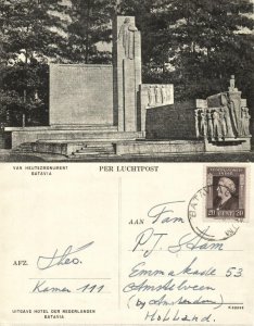 indonesia, JAVA BATAVIA, Van Heutsz Monument, Architect W.M. Dudok Postcard