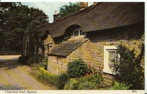Derbyshire Postcard - Baslow, Thatched End - Ref 4511A