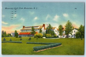 c1955 Montclair New Jersey NJ Vintage Postcard Gulf Club View Building Posted