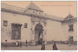 SEVILLA, Entrada de la Casa de Pilates, Andalucia, Spain, 00-10s