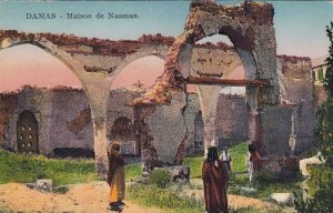 Postcard Maison de Naaman Damas Syria