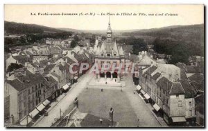 Old Postcard La Ferte Sous Jouarre La Place Hotel de Ville On Flight