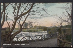 Scotland Postcard - Waterfall, Rouken Glen    RT1593 