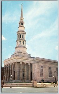 Cincinnati Ohio 1950s Postcard Cathedral Of St. Peter In Chain