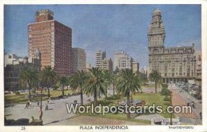 Plaza Independencia Montevideo Uruguay, South America Writing on back 