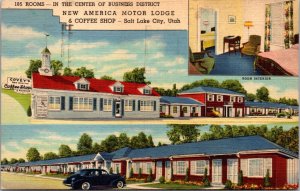 Linen Postcard New America Motor Lodge & Coffee Shop in Salt Lake City, Utah