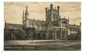 UK - England, Chester. Chester Cathedral, North Side