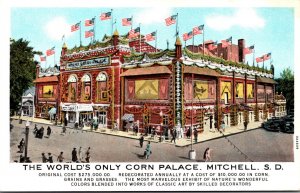 South Dakota Mitchell World's Only Corn Palace Curteich