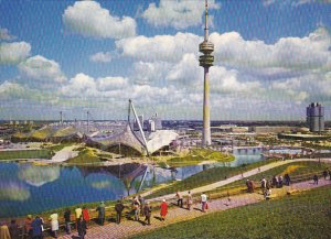 Germany Muenchen Blick auf Olympiapark