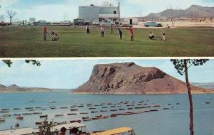 TRUTH OR CONSEQUENCES, NM New Mexico  GOLF COURSE~BOATS & DOCK  c1950's Cars