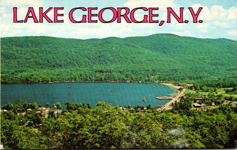 New York Lake George South End As Viewed From Heights Of Prospect Mountain