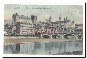 Pau Old Postcard View from Jurancon