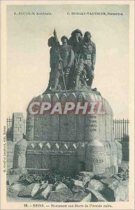 Old Postcard Reims War Memorial of the Army Black Army