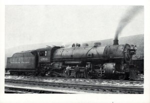 Northern Pacific Railroad  #1710  Missoula Montana  Postcard  1977