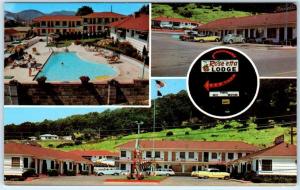 ROSEBURG, Oregon  OR    Roadside  ROSE-ETTA MOTEL  ca 1960s   Postcard