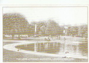 Warwickshire Postcard - Jephson Gardens, Leamington Spa and The Lake Ref TZ8511