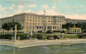 C-1910 Wenona Hotel Park Bay City Michigan Knox postcard 8188