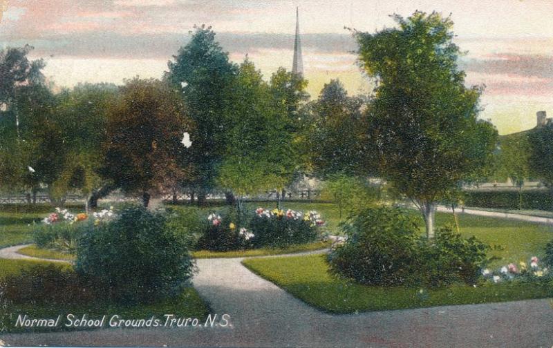 Normal School Gounds at Truro NS, Nova Scotia, Canada