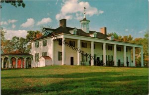 East Front of George Washington's Home Mount Vernon MD Postcard PC230