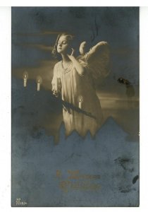 Greeting - Christmas. Angel     *RPPC