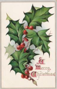 Christmas Holly With Berries Tucks