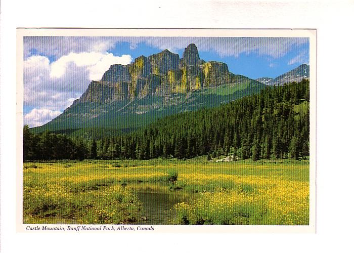 Castle Mountain, Banff National Park, Alberta, 