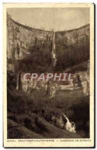 Old Postcard Mouthier Hauthepierre waterfall From Syratu