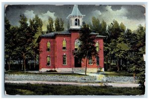 c1913 Exterior Building Trees Road The Dalles Oregon OR Vintage Antique Postcard 