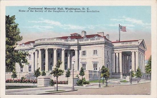 Continental Memorial Hall Washington D C