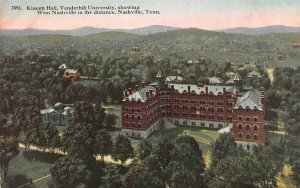 NASHVILLE, Tennessee TN    VANDERBILT UNIVERSITY~Kissam Hall   ca1910's Postcard