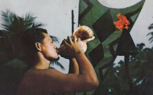 Coco Palms Hotel Hawaii HI Conch Shell Sounds Postcard C42