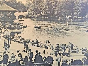 Postcard 1908 View of Band Concert in Delaware Park, Buffalo, N.Y. 1908  Y5