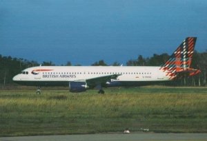 Airbus Benyhone G-Buse at Hannover Airport 1997 Postcard