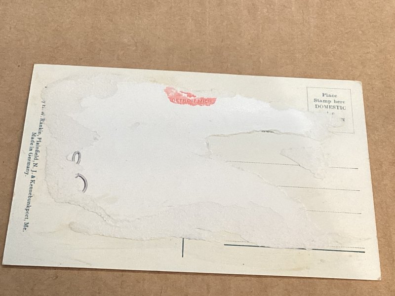 1910 Kennebunkport ME The Pier sailboat