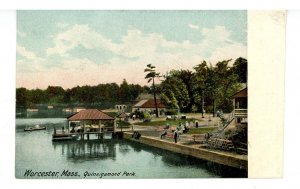 MA - Worcester. Lake Quinsigamond, Lincoln Park Scene